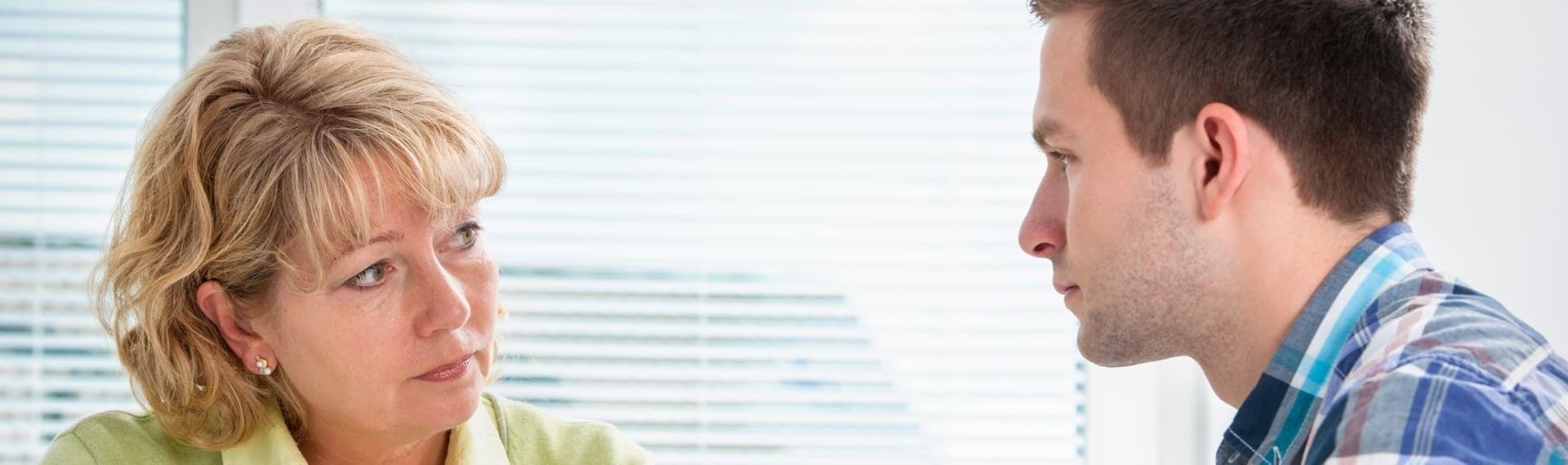 Image of a man having his therapy session