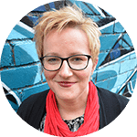 profile image of a woman with glasses