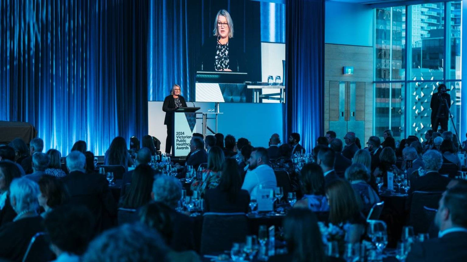 A crowd at the Victorian Public Healthcare Awards gala